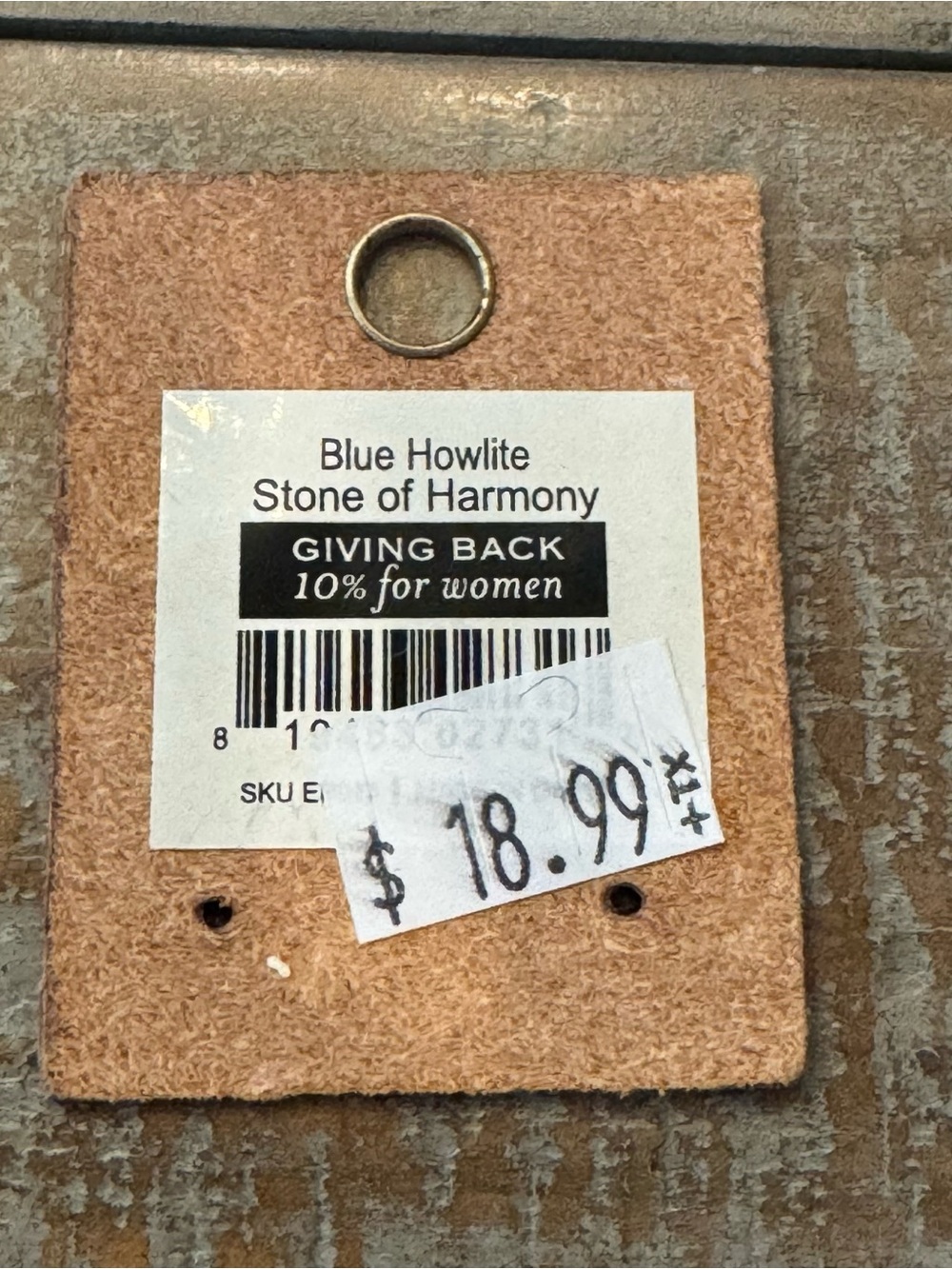 NWT Scout Curated Wear Blue Howlite Stone of Harmony Earrings - Picture 6 of 6